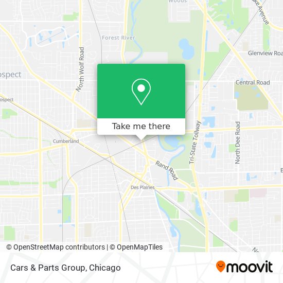 Cars & Parts Group map