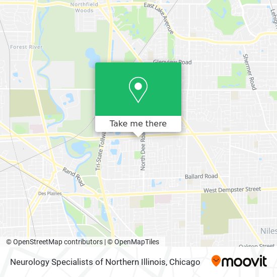 Neurology Specialists of Northern Illinois map