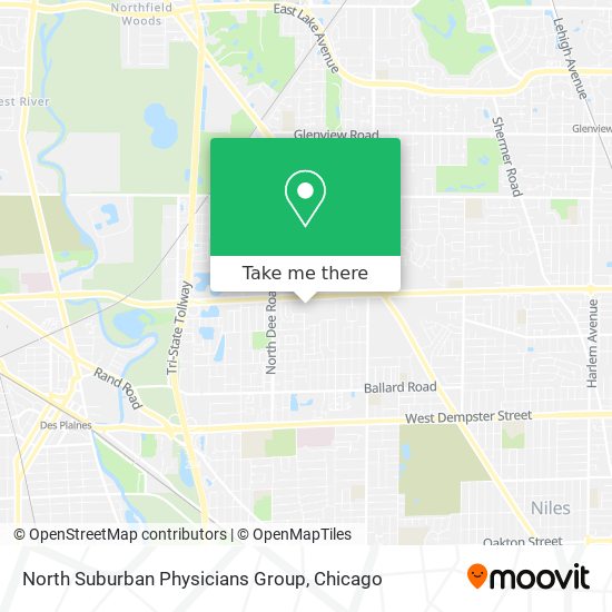 North Suburban Physicians Group map