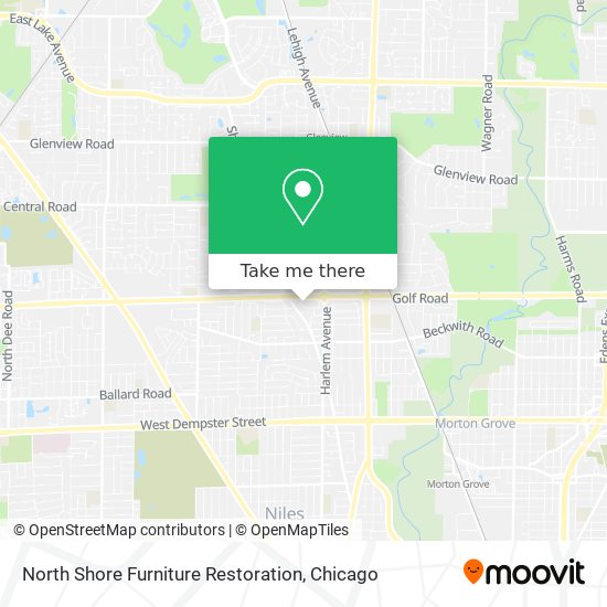 North Shore Furniture Restoration map