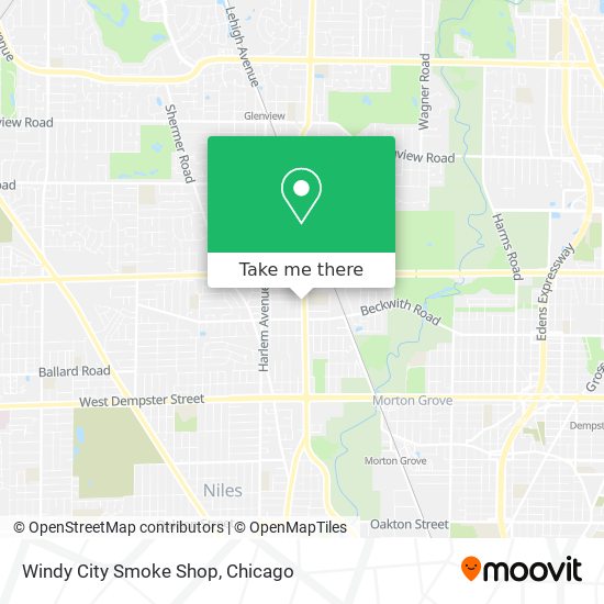 Windy City Smoke Shop map