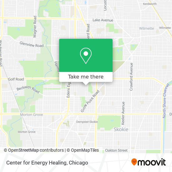 Center for Energy Healing map