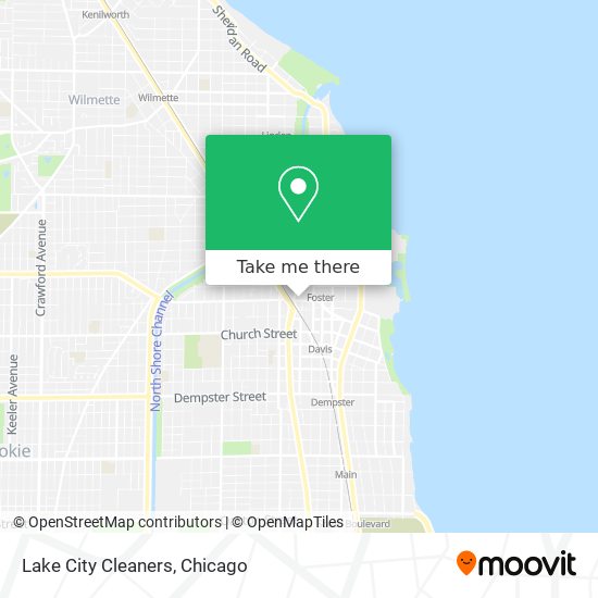 Lake City Cleaners map