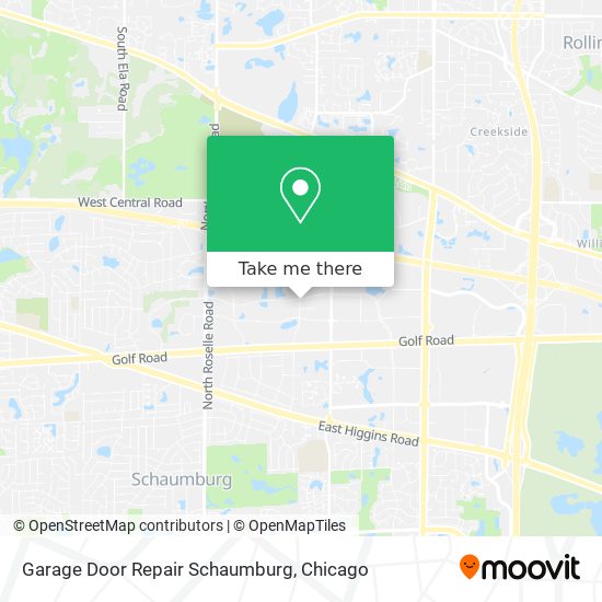 Garage Door Repair Schaumburg map