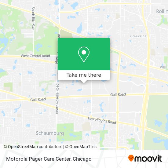 Motorola Pager Care Center map