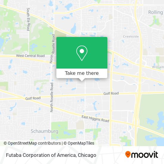 Futaba Corporation of America map