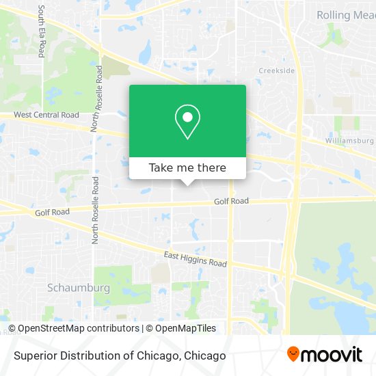 Superior Distribution of Chicago map