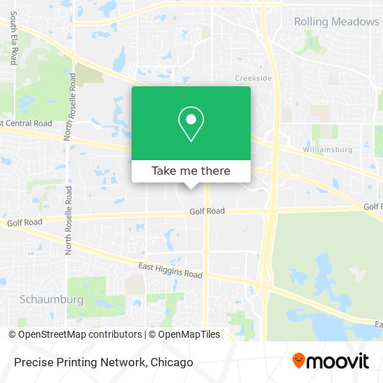 Precise Printing Network map