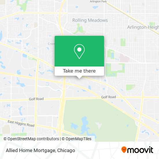 Allied Home Mortgage map