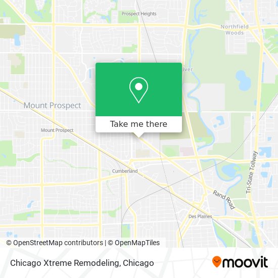 Mapa de Chicago Xtreme Remodeling