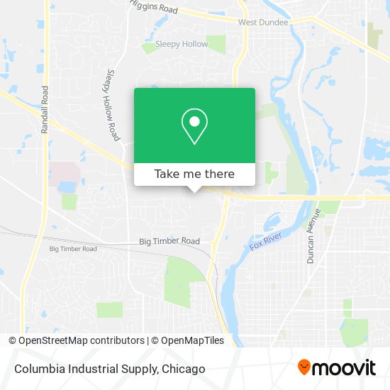 Mapa de Columbia Industrial Supply