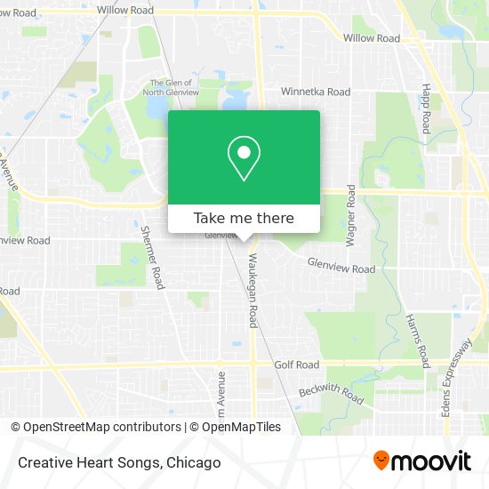 Creative Heart Songs map
