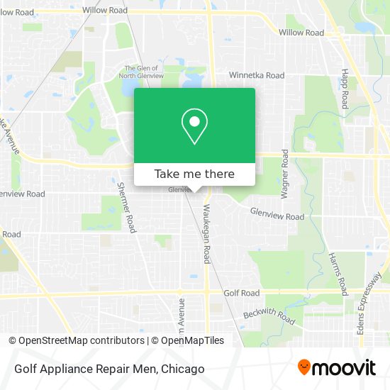 Mapa de Golf Appliance Repair Men