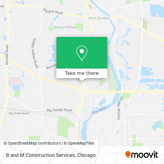 Mapa de B and M Construction Services