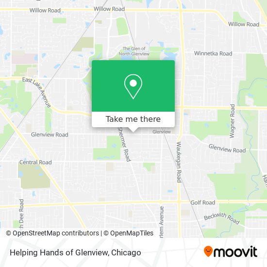 Helping Hands of Glenview map