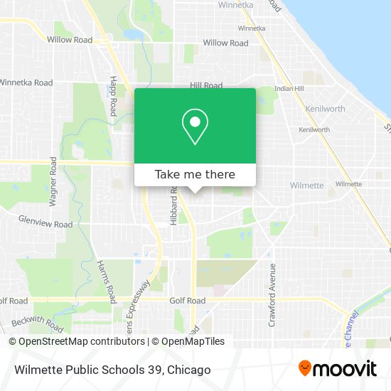 Mapa de Wilmette Public Schools 39