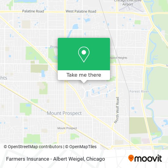 Mapa de Farmers Insurance - Albert Weigel