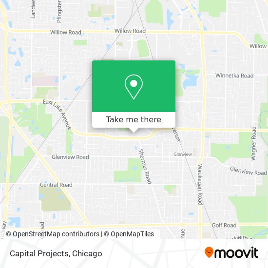 Capital Projects map