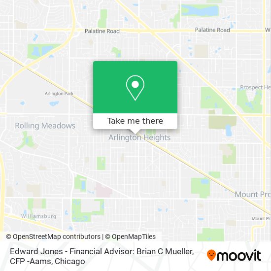 Mapa de Edward Jones - Financial Advisor: Brian C Mueller, CFP -Aams