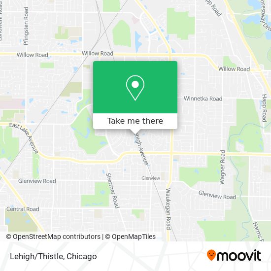 Mapa de Lehigh/Thistle