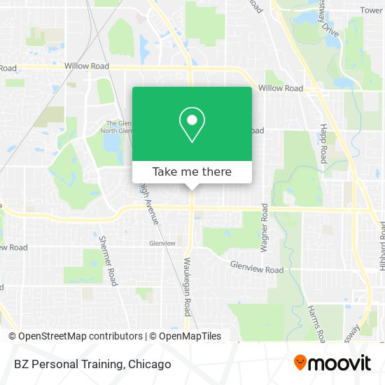 BZ Personal Training map