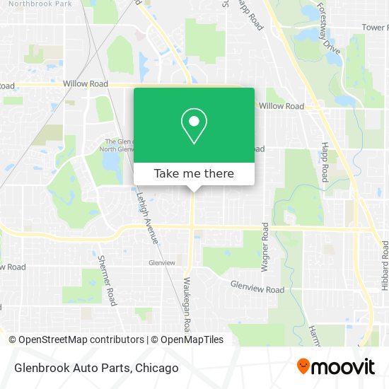 Glenbrook Auto Parts map