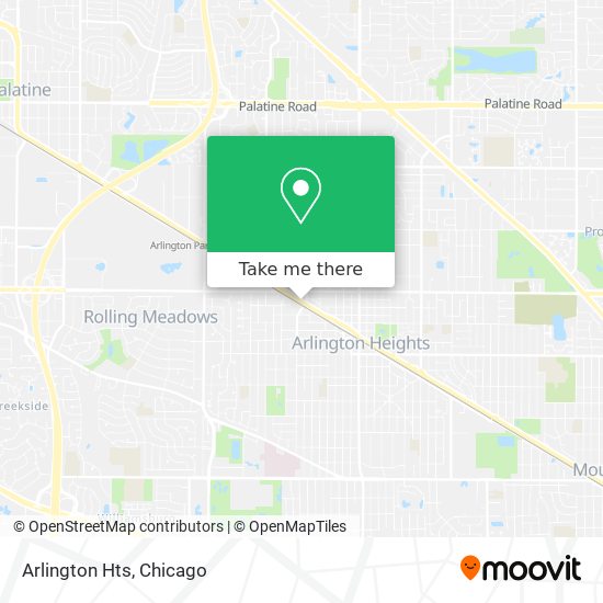 Arlington Hts map