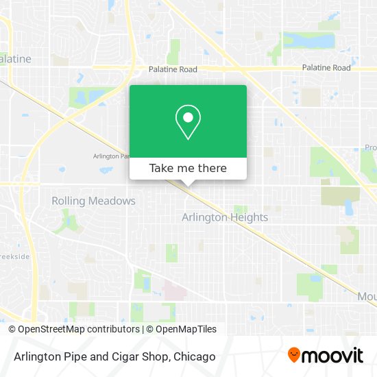 Arlington Pipe and Cigar Shop map