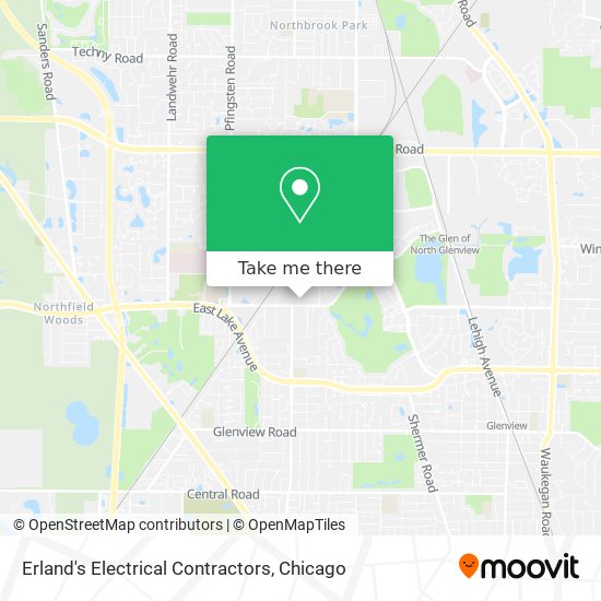 Erland's Electrical Contractors map