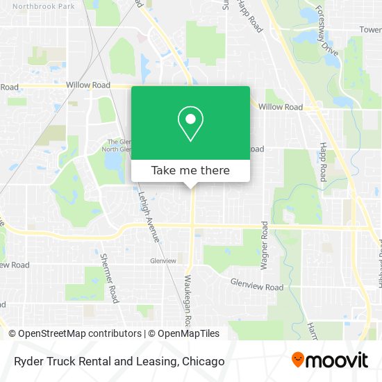 Ryder Truck Rental and Leasing map