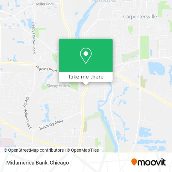 Midamerica Bank map