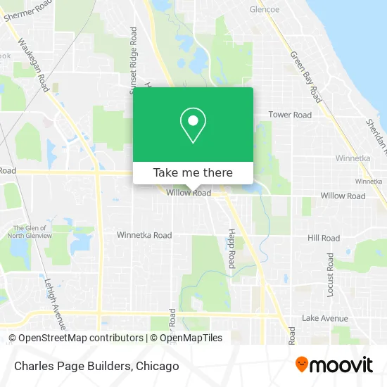 Charles Page Builders map