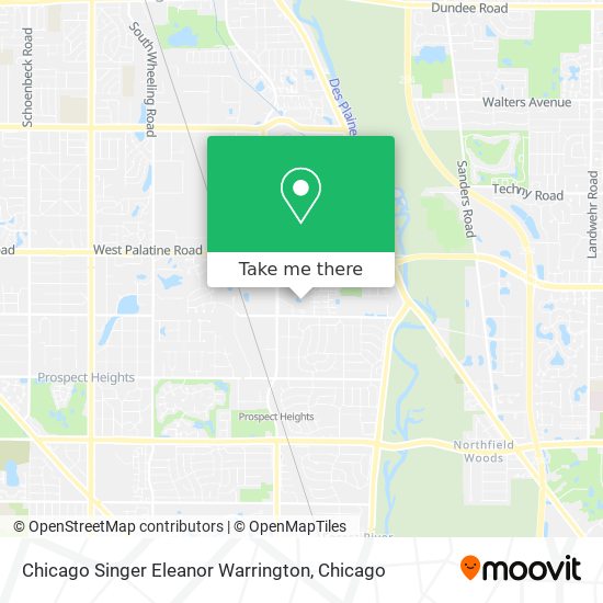 Mapa de Chicago Singer Eleanor Warrington