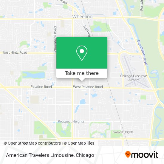 Mapa de American Travelers Limousine