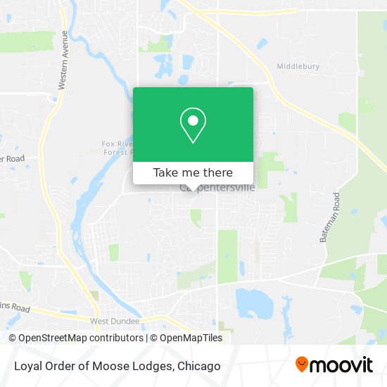 Loyal Order of Moose Lodges map