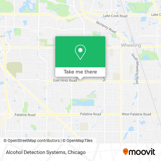 Alcohol Detection Systems map