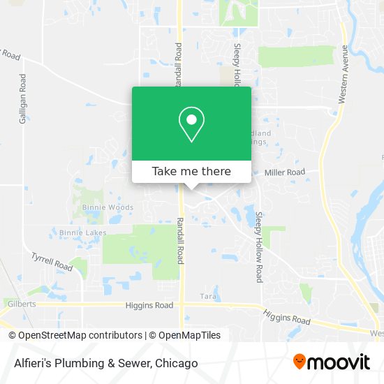 Alfieri's Plumbing & Sewer map