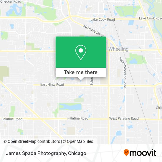 James Spada Photography map