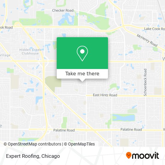 Expert Roofing map