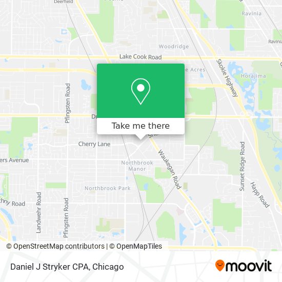Mapa de Daniel J Stryker CPA