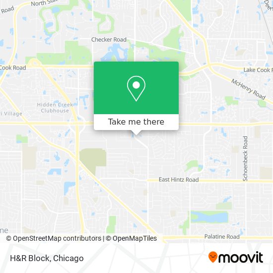 H&R Block map