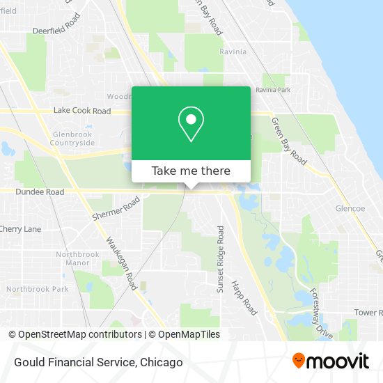 Gould Financial Service map