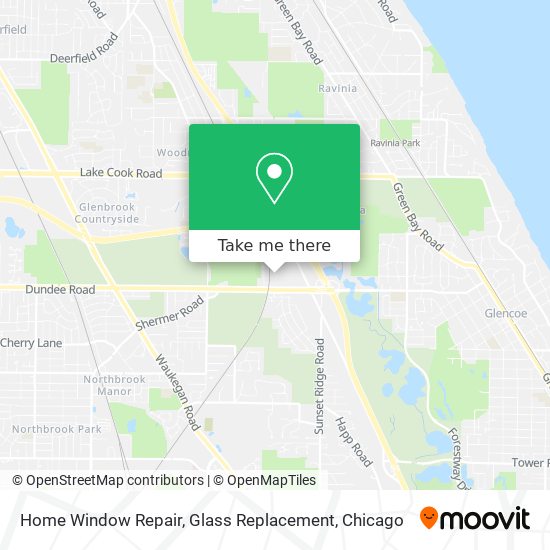 Home Window Repair, Glass Replacement map