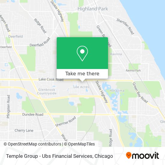 Mapa de Temple Group - Ubs Financial Services