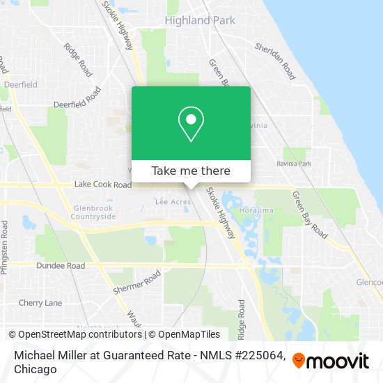 Michael Miller at Guaranteed Rate - NMLS #225064 map