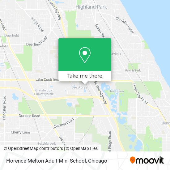 Mapa de Florence Melton Adult Mini School