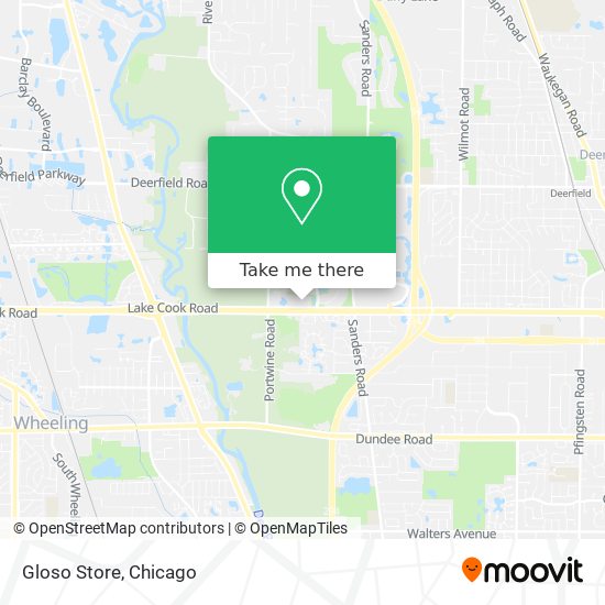 Gloso Store map