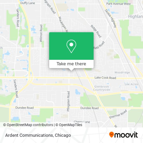 Ardent Communications map