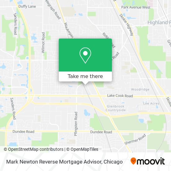 Mark Newton Reverse Mortgage Advisor map