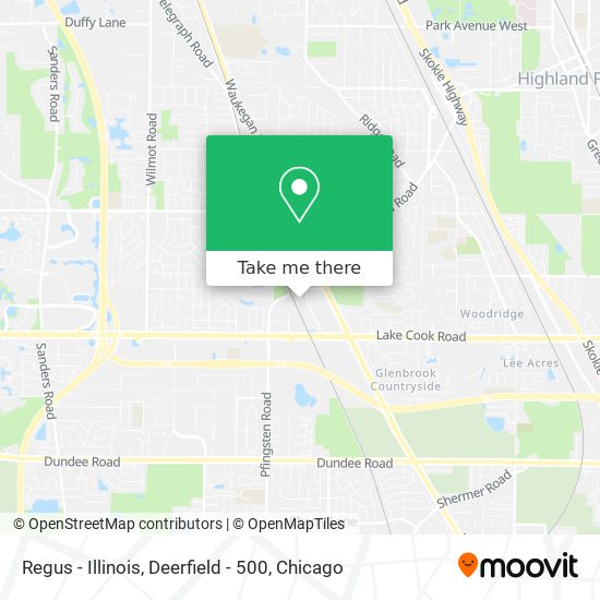 Regus - Illinois, Deerfield - 500 map